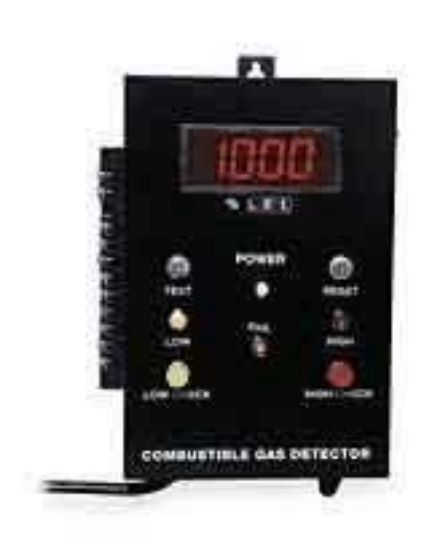 US Industrial 8100R/2ALD Gas Detector w/2-Stage Alarm, LEL; Wall-Mt/Remote Sensor_1215081