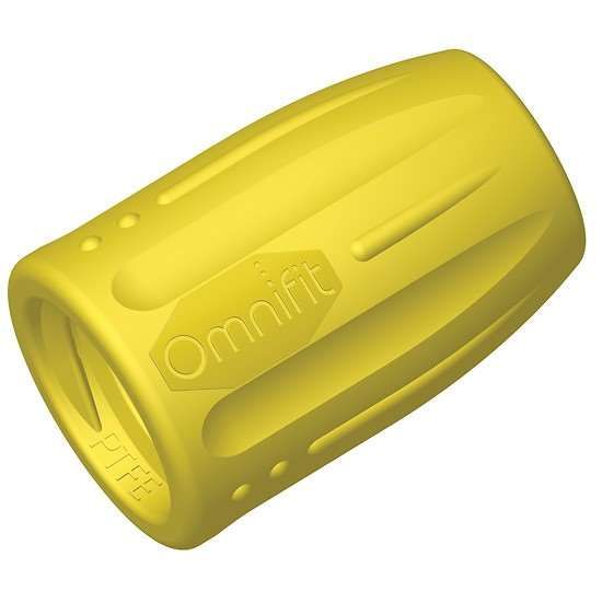 Diba Omnifit® Colored Caps for Standard Connectors and Valves, PP, yellow; 10/pk_1238723