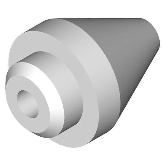 Diba Omnifit® PTFE Cone (Ferrule) for Connector and Valve Caps, 1/16" (1.6 mm); 4/pk_1240208