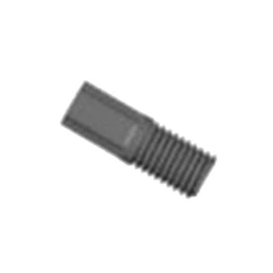 Diba Omni-Lok„¢ Compact Tubing End Fitting, Type S/P, 1/8"OD, 1/4"-28 UNF(M), gray PP; 10/pk_1466234