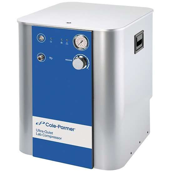Cole-Parmer Ultra-Quiet 36 LPM, 49 dB, Oil-Free Lab Compressor_1480996
