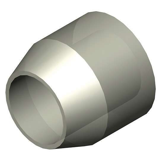 Dibafit„¢ Inverted Cone (Ferrule), ETFE, 1/8" (3.2 mm); 10/pk_1487642