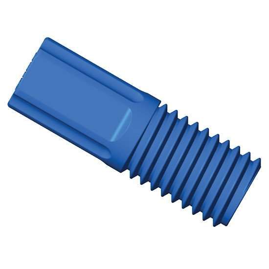 Diba Omni-Lok„¢ Compact Tubing End Fitting, Type S/P, 1/16"OD, 1/4"-28 UNF(M), mixed PP; 8/pk_1487662