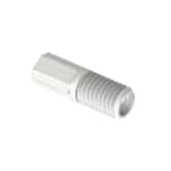 Diba Omni-Lok„¢ Compact Tubing End Fitting, Type S/P, 1/8"OD, 1/4"-28 UNF(M), white PP; 10/pk_1487666