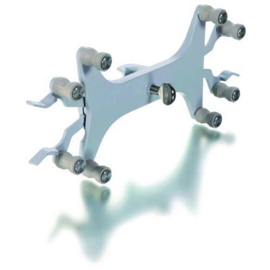 Buret holders,with roller grips,for two burettes_1623246