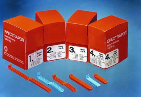 Spectra/Por® 1, 10x6,4mm Dialysis-membrane, MWCO 6-8000 pack of 15 mtr._1525193