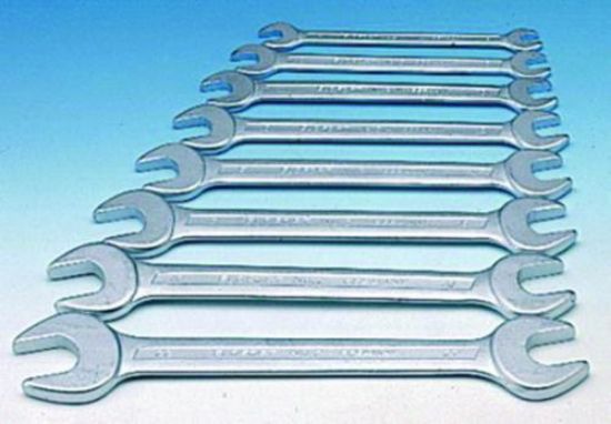 Double open-ended wrench set Elora 2S-8M chrome-plated, 8-piece, 6-22 mm chrome-vanadium steel_1525846