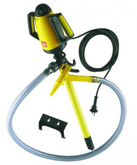 Drum pumps, mains-poweredLightweight and powerful pump for transferring small amounts of aqueous liquids up to 300 mPas from cans and drums with infinitely variable speed controller.-Motor 230 V, 200 W (IP 24)-Seal less pump tube-Suitable a_1531614