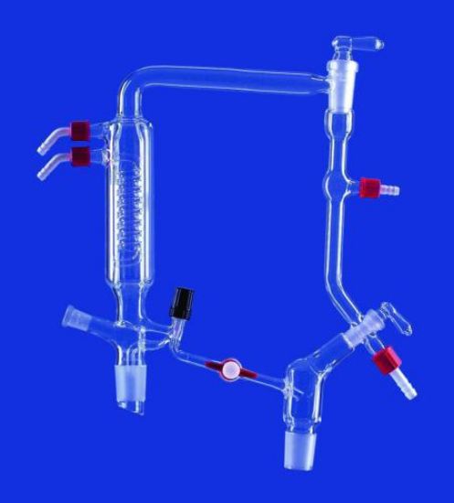Column head with valve stopcock column NS 29/32, receiver NS 29/32, DURAN® tubing_1550309