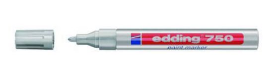 Paint markers edding 750Paint marker with replaceable tip and permanent, waterproof, low-odour, lacquer-like opaque ink without the addition of toluene/xylene. For highly opaque labeling on almost all materials, e.g. wood, metal, glass, pla_1550350
