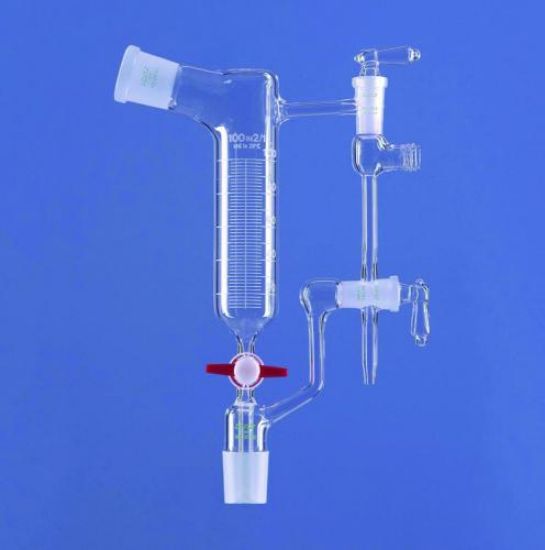 Distilling Receivers to Anschütz-Thiele, Bent, Cap. ml 50 Socket/Cone NS 29/32_1550363