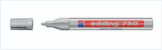 Marker Edding 750 white, line strength 2-4 mm_1553753