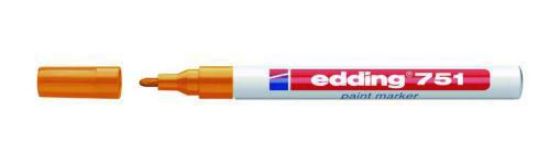 Felt writer Edding 751 orange, streak strength 1 - 2 mm_1553782