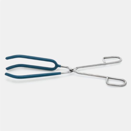 Beaker tong 280 mm stainless steel, PVC coated_1627933