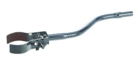 Support clamp, electroplated flexible bole, L=220mm, d=8mm, range 0-30mm_1563500