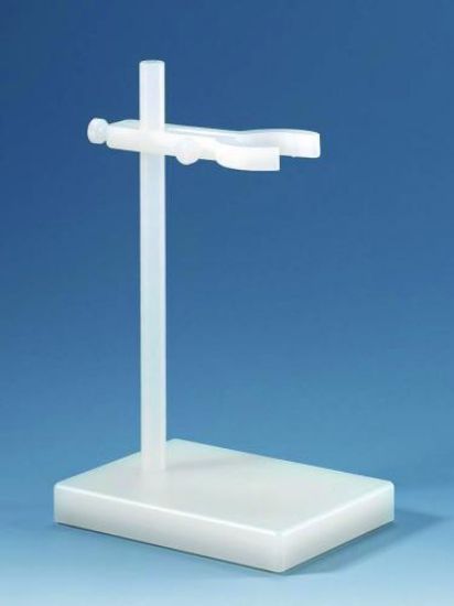 Bottle holder, PP for Dispensette® + Titrette® incl. support rod 300 mm and 220x160 mm base_1563811