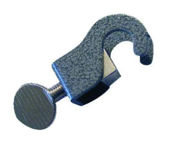 Hook bosshead, steel powder coated, with brass pressure block, opening to 13mm_1565705