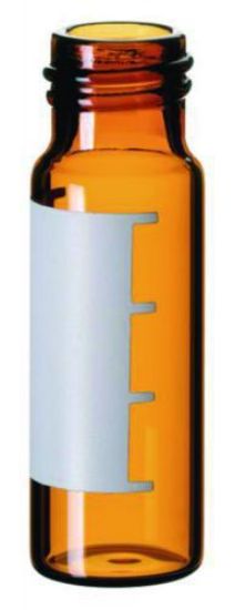 LLG-Crimp neck vial 4 ml, amber 45 x 14.7 mm, labelling field and file line pack of 1000_1576433