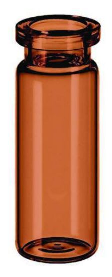 LLG-Sample vials N 20-20 DIN, brown with deading border 20 ml, pack of 100_1576182