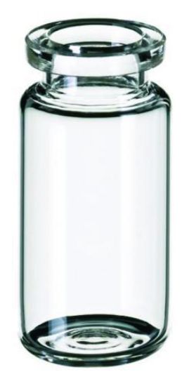 LLG-Headspace Crimp Neck Vial N 20-10, 10ml, 22,5 x 46mm, clear, rounded bottom, bevelled top pack of 100_1576289