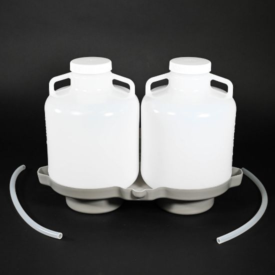 ISCO, Bottle Configuration For 4700 / 5800 Refrigerated Sampler (2 Polyethylene 2.5 Gallon), with caps, locating base and two discharge tubes_1697787