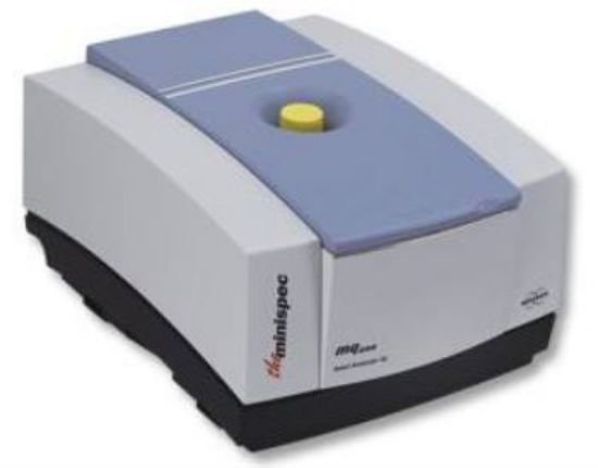 mq-one Spin Finish Analyzer: the minispec mq-one Spin Finish Analyzer, 25 TD-NMR System for determination of Spin Finish on Fibre (also known as Oil-Pick up, OPU, Avivage, Finish on Fibre, FOF, and Finish on Yarn, FOY). the minispec mq-one_1332227