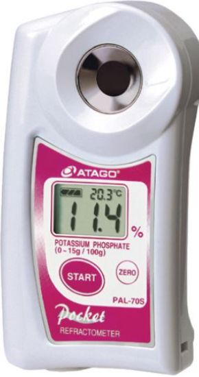 Atago, Refractometer, Potassium Phosphate, Water, 4470, PAL-70S, Concentration_1671591