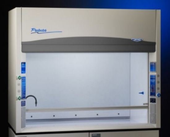 8' Protector PVC Perchloric Acid Hood, 37.7" exterior depth, with 2 service fixtures, 208-230V, 50/60Hz_1692521