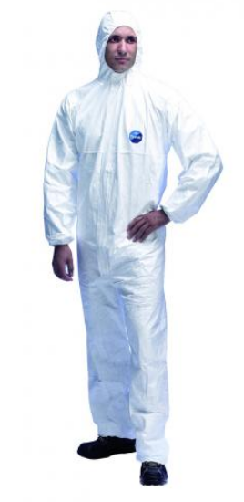Disposable overall Tyvek® 500 Xpert, size L type TYV CHF5S WH 00, white, PE-Spunbond nonwoven, Cat. III_1837615