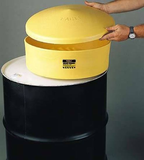 Eagle Drum Funnel, Yellow HDPE, Fits 30- & 55-Gallon Drums, Spout for 2 ...