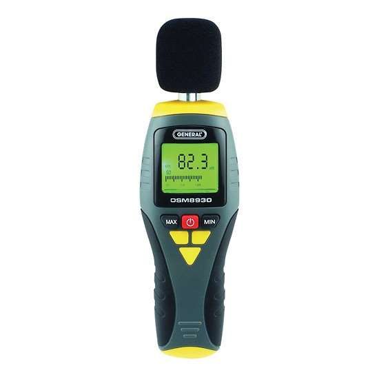 General Tools DSM8930 Digital Sound Level Meter with Bar Graph_1233515