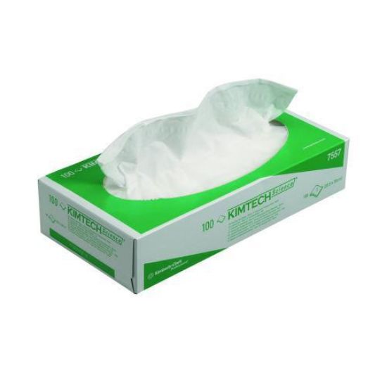 KIMTECH® Science* Laboratory Tissues, White, 2 x 14 g/m², 20 x 20.5 cm, Box of 100 Tissues_1511741