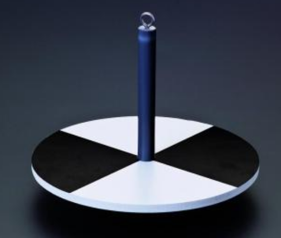 Viewing window/Secchi, 250 mm Ø in four areas splited, Two are black_1515197