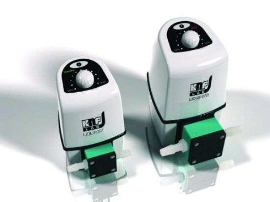 Diaphragm liquid pump NF 100 KT.18 S, Splashproof IP 65 Flow rate 0,2-1,3 (l/min), chemically resistant_1556520