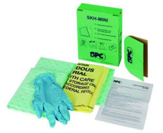 Spillkit incl.autoclavable Biohazard bag, disposable brush, for wall- or shelf mounting_1565549