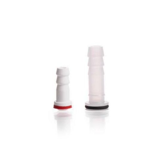 Plastic hose connection with silicone rubber seal, straight, GL 14_1566497