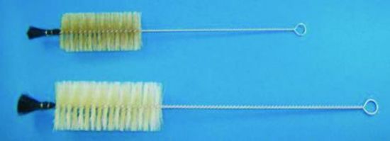 Flask-/ Bottle brushs dia. 63mm, length 470mm natural hair w. head bundle pack of 10_1601606