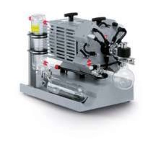 Chemistry pumping unit MD 4C EX VARIO +AK+EK, three stage, 230 V / 50 Hz, with ATEX approval: pumping chamber (pumped gases): II 2G IIC T3 X environment (without inert purge gas): II 3G IIB T4 X environment (with inert purge gas): II 2G IIB_1224569