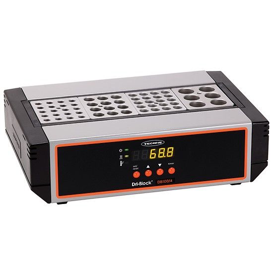 Techne Dri-Block Digital Block Heater, Quadruple Insert, 100°C; 230 VAC