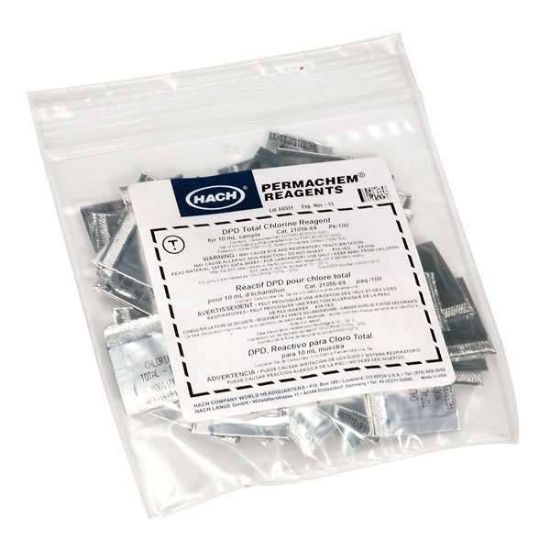 Hach Colorimeter Test Kit, aluminum, 0 to 0.8 ppm, 100/kit_1187934