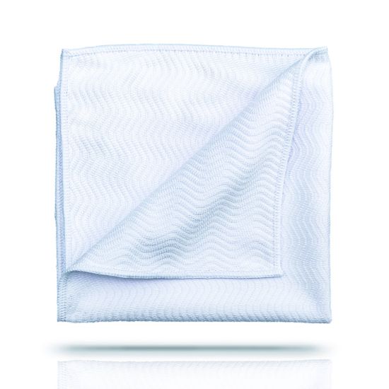 Cleanroom wipes Clino® Wave CR, microfibreReusable microfibre wipe for all smooth surfaces in the cleanroom.-Streak-free cleaning-Excellent dust absorption without scratching the surface due to the special knitted structure-Above average nu_1914998