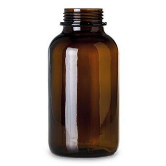 Wide neck bottles 2500 ml, amber OV 80, pack of 11_1729380