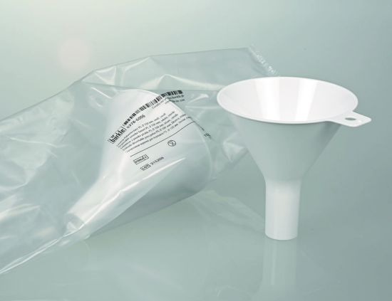 Disposable powder funnel PS Ø 100 mm, white, sterile pack of 10_1883834