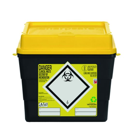 SHARPSAFE® of the 5th GENERATION with significant reduction of the carbon footprint.There is a Sharpsafe container to suit every purpose.-Sustainable solutions to prevent the risk of sharps injuries-Available certification: ISO 23907-1:2019_1910300
