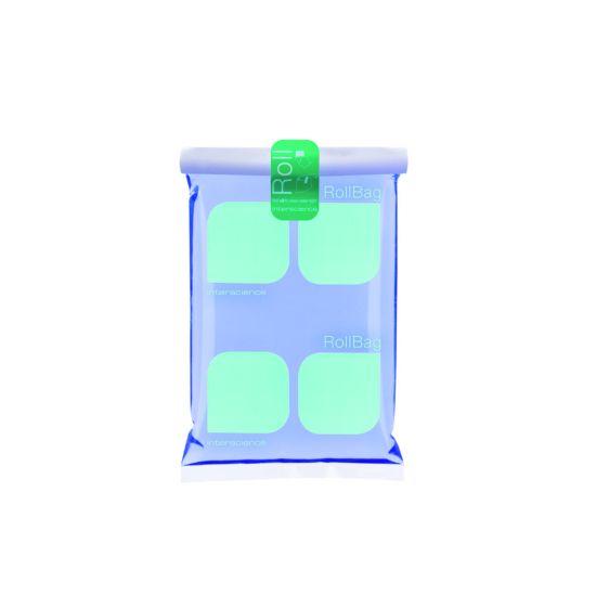 Sampling bags, RollBag®, HDPESterile sampling bags with a sticker closure for the collection of any liquid and solid samples.-100 % metal free-Waterproof, resistant closure-With labeling field-Single, sterile packaging-Film in PolySilk®-Gam_1910688