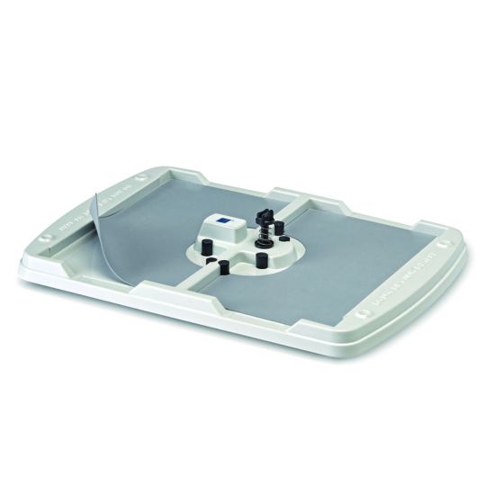 Stacking tray for microplate shaker MultiPlate Genie®With the stacking tray as an attachment, 4 additional microtitre plates can be mixed with the MultiPlate Genie®.When using the stacking tray, please do not place deep-well plates on the b_1910698