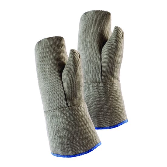 Safety Mittens, Heat Protection up to +500 °CThese gloves made from HT woven glass fabric are perfect for working with hot objects, up to 500 °C.-Fist heat protection glove-Cut resistant, abrasion resistant-Double insulated-Usable on both s_1913085