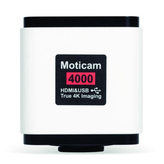 Microscope camera Moticam 4000For displaying fast live images at 4K (3840x2160 px) on the screen. Live measurements and image adjustments can be controlled directly via the screen using a USB mouse. Images can be stored on SD card or USB st_1914263