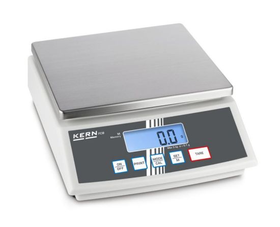 Bench scales FCBBench scale with second display on the backside of the scale.-Backlit LCD display-PRE-TARE function-Battery or rechargeable battery operation (optional)-Compact and flat construction-Low weight-RS-232 data interface, standar_1917205