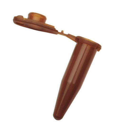 SAFE-LOCK reaction vessels,cap. 0.5 ml,amber pack of 500_1511551